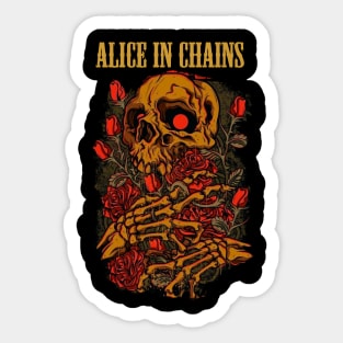 IN CHAINS BAND Sticker